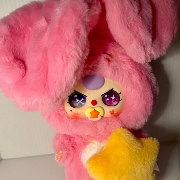 Baby Three Lily Rabbit Town V3 – Pink Bunny - Heterochromia Pattern Eyes – New - Picture 3 of 6